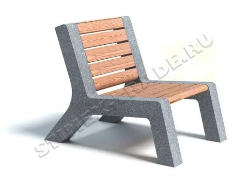 Бетонный стул